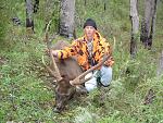 Largest stag taken of my hounds.