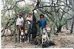 Me and the guys with Boar and Dogs.